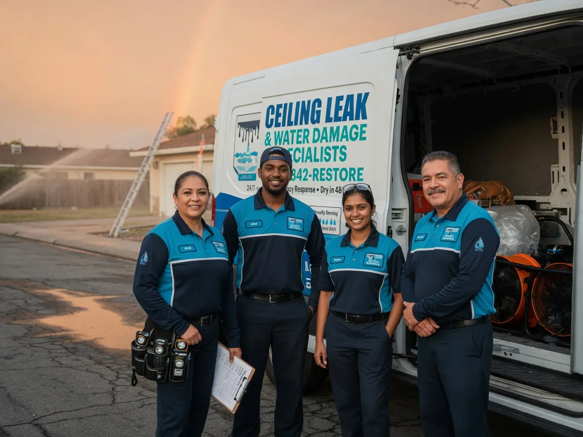 Ceiling Leak Cleanup company in Glidden, TX